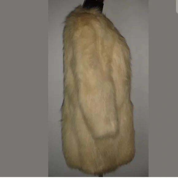 Vintage Sheepskin Fur 3/4 Length Coat - Picture 8 of 8